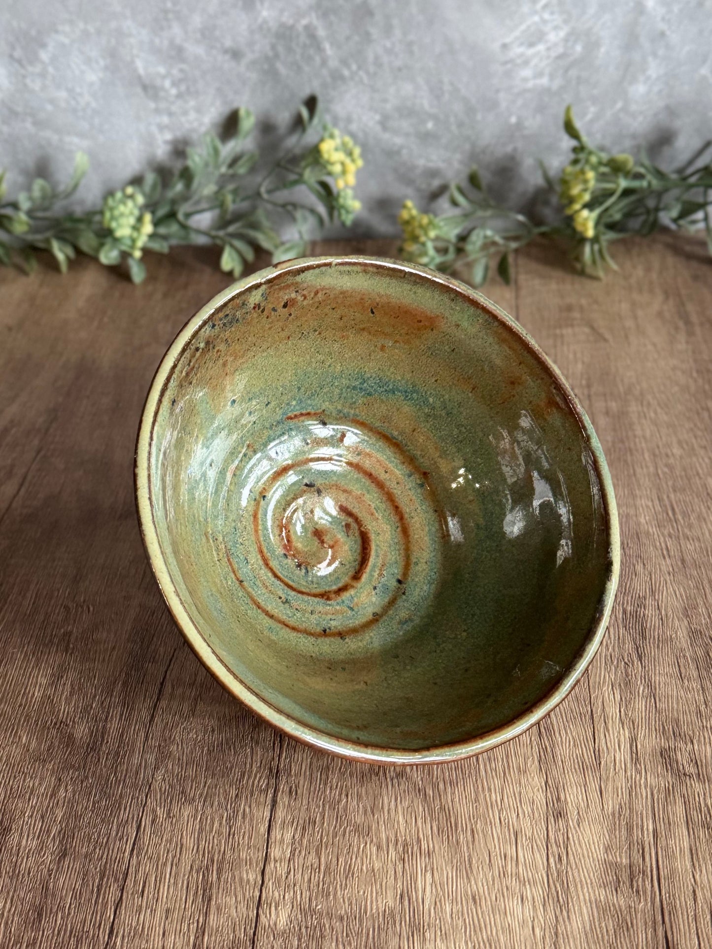 Ashen Spiral Medium Bowl