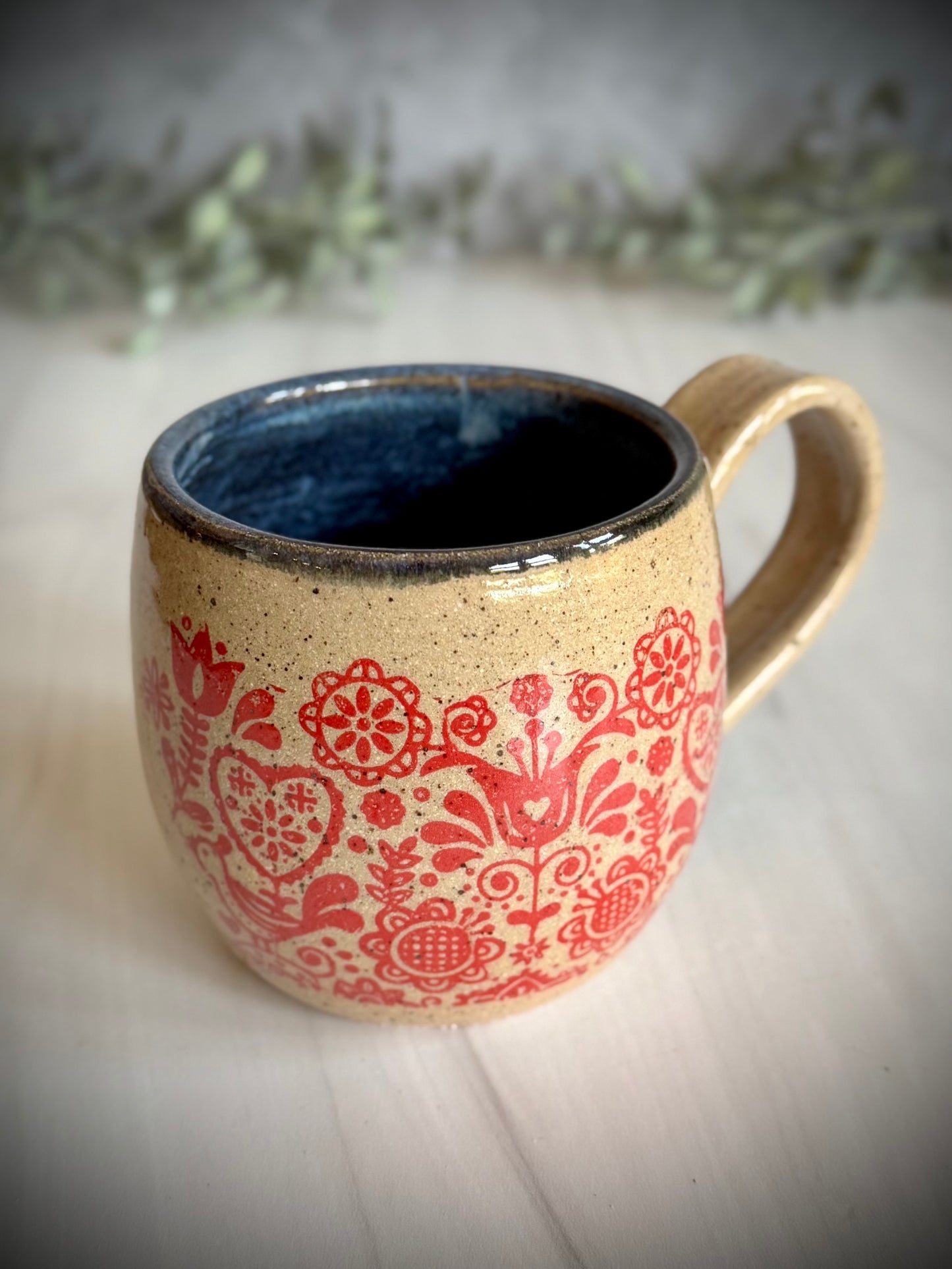 Mug - Red Scandi