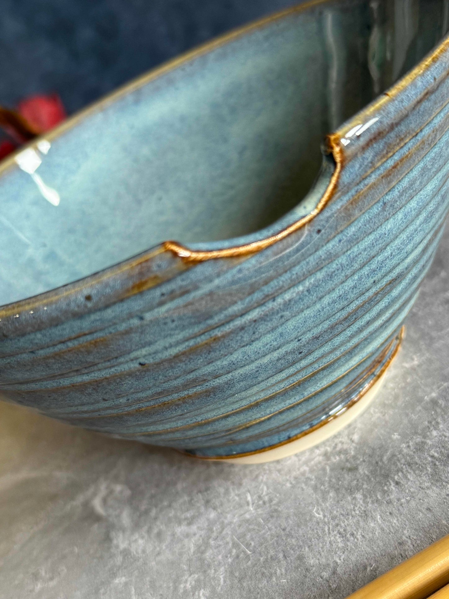 Sky Blue Ramen Bowl