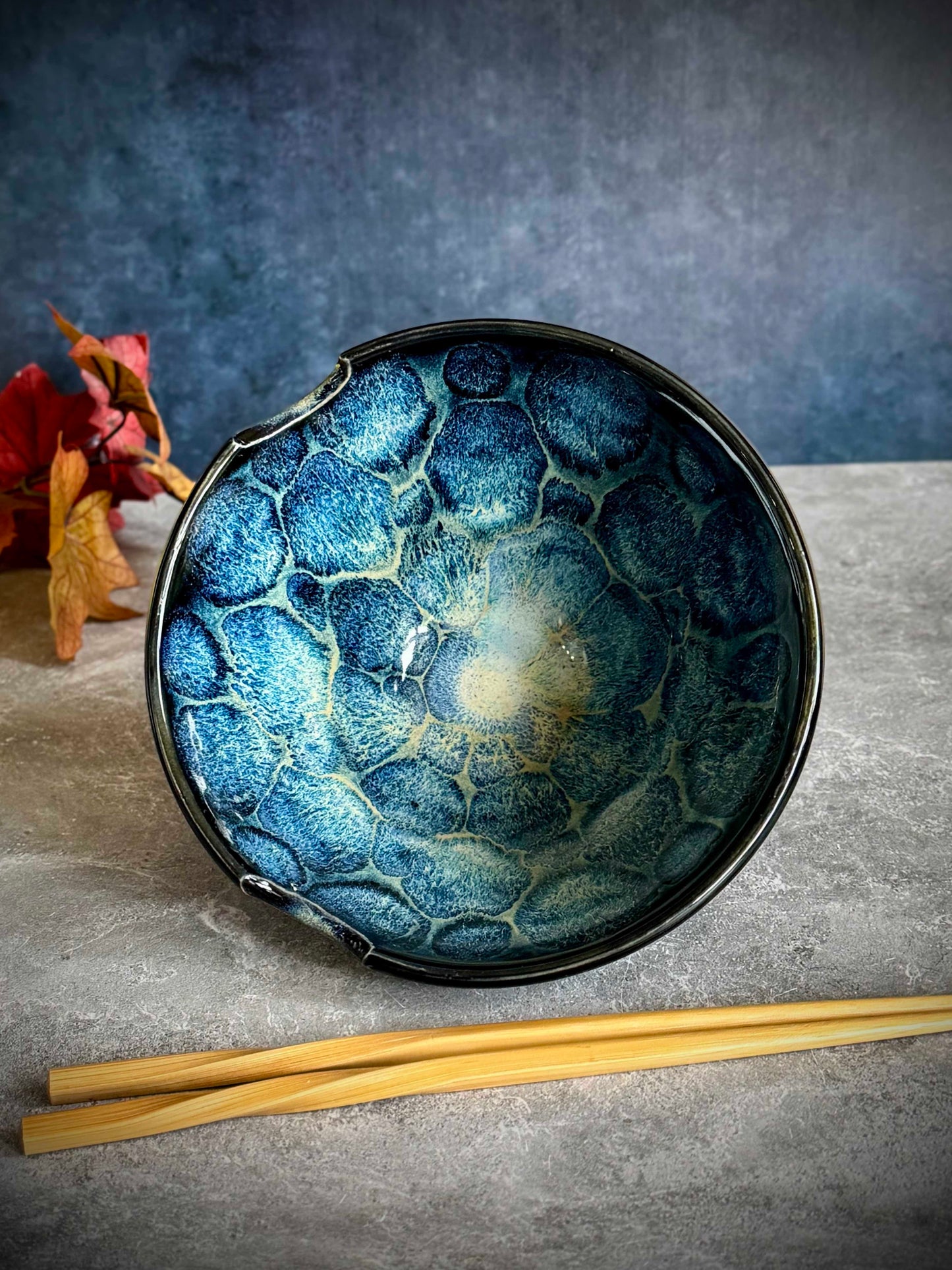 Blue Galaxy Ramen Bowl