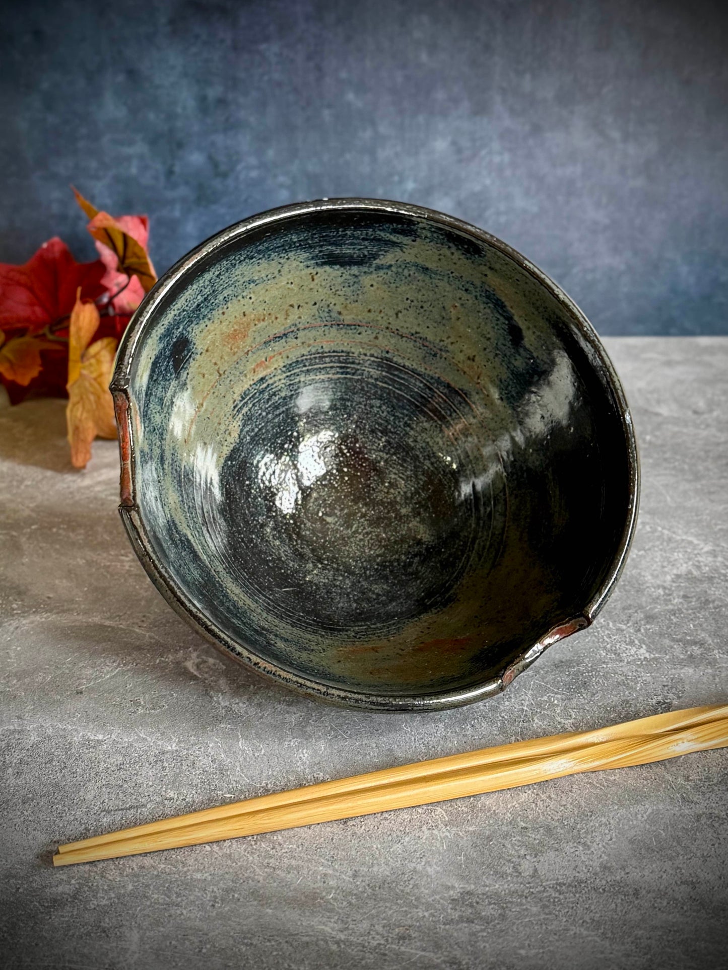 Hand-Carved Ramen Bowl