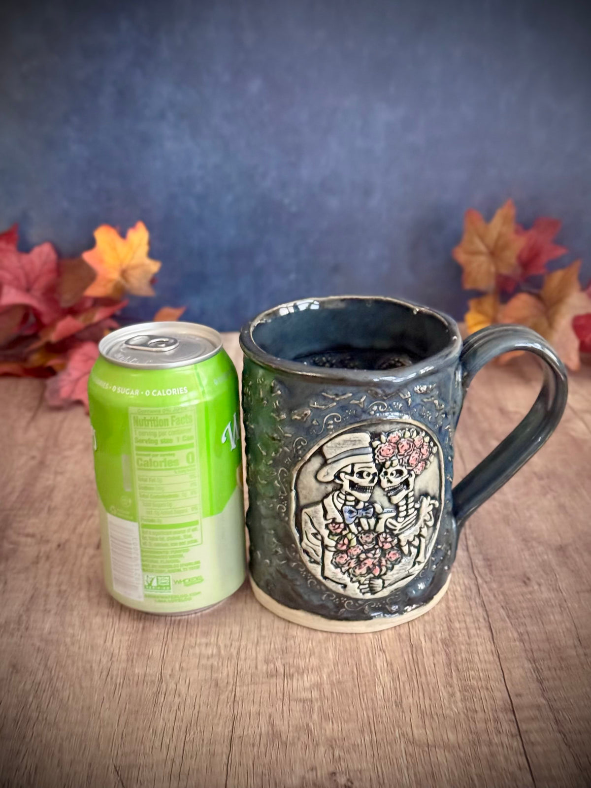 Mug - Slate Blue Day of the Dead Wedding