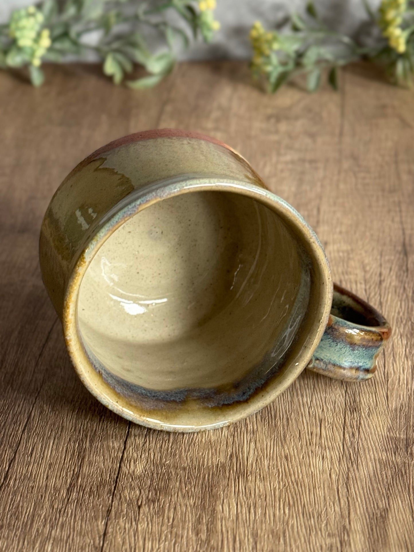 Wood Fire Mug 8 – Mossy Band