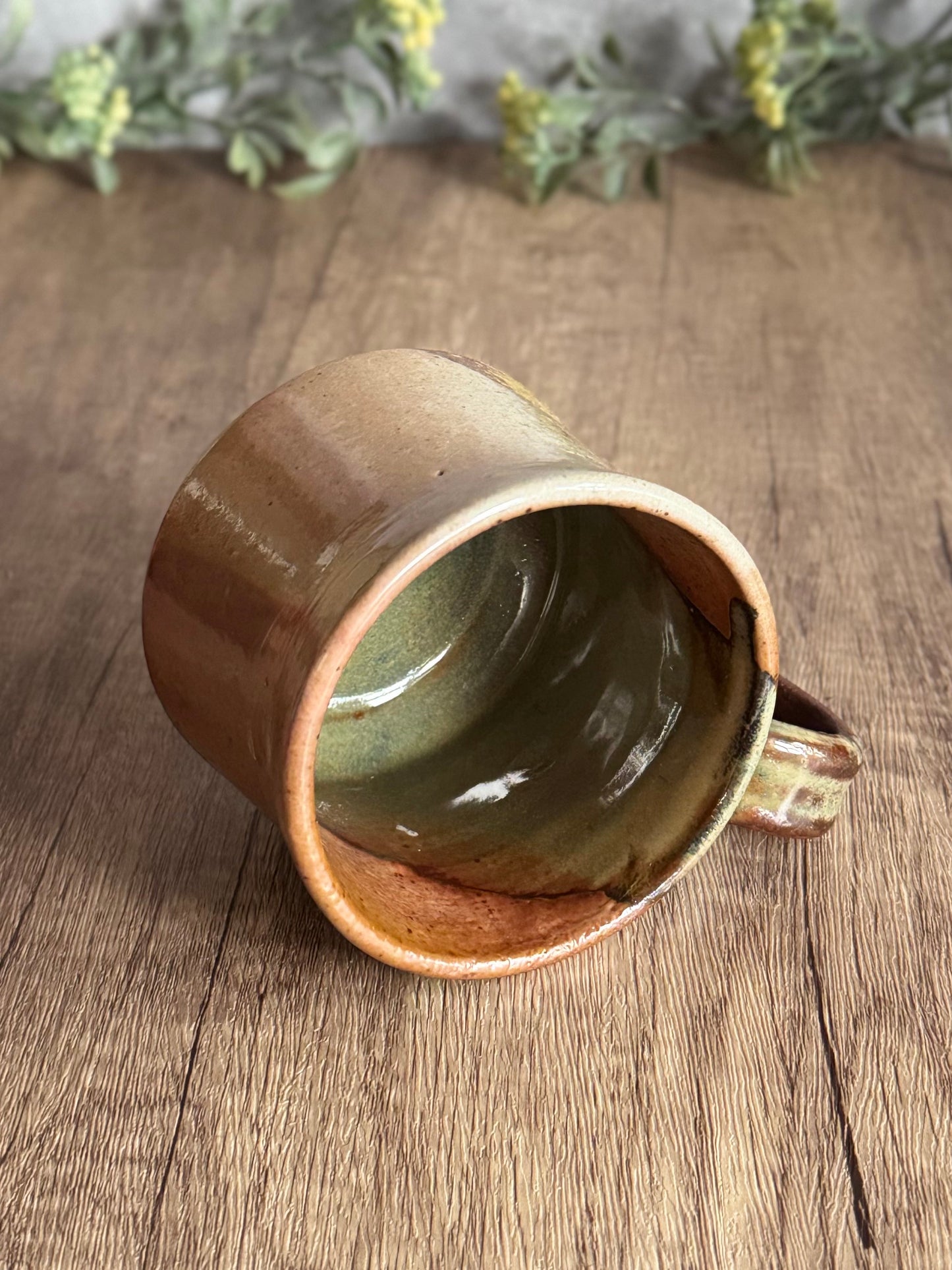 Wood Fire Mug  #12 - Golden Sky Fade