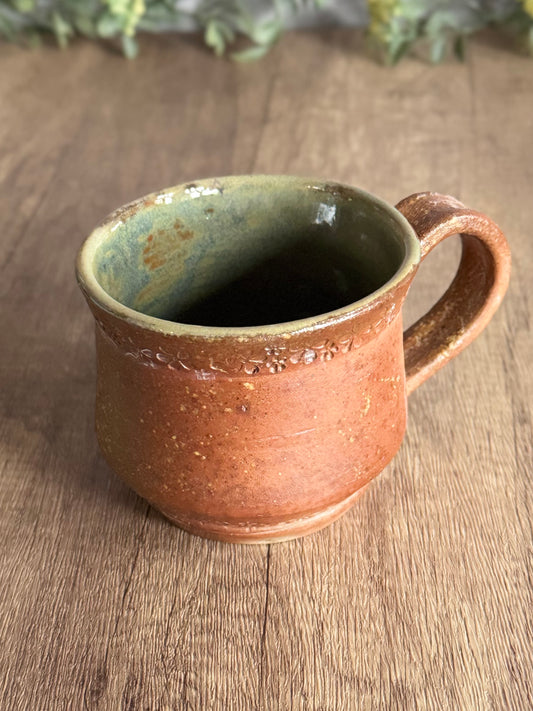 Wood Fire Mug 6 – Wildflower Rim