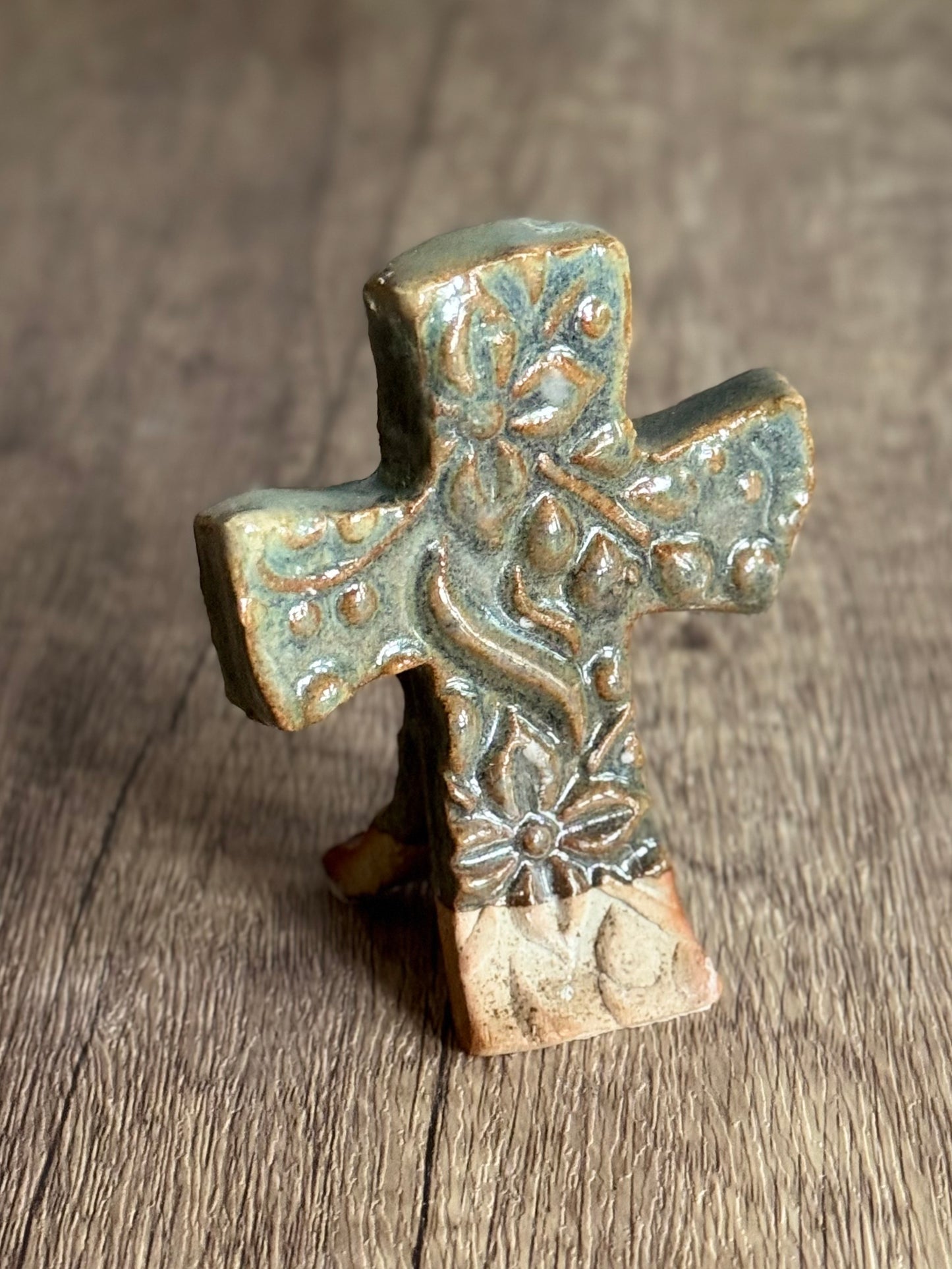 Rooted in Faith – Handcrafted Ceramic Cros