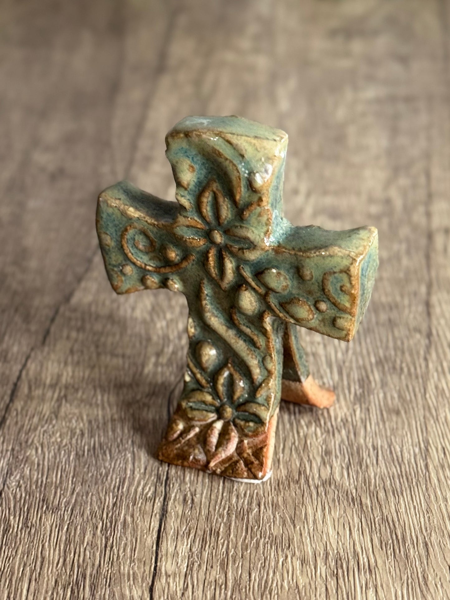 Rooted in Faith – Handcrafted Ceramic Cros
