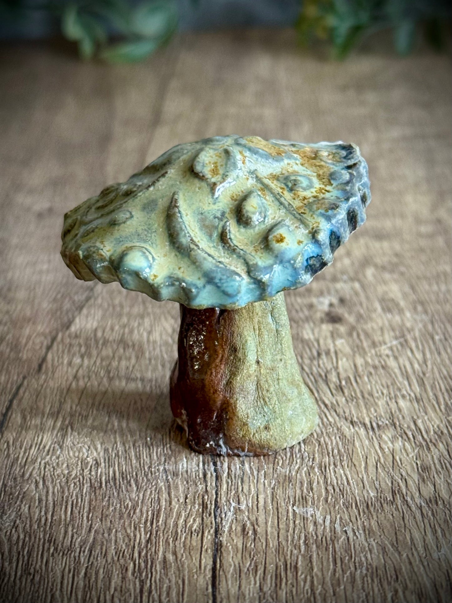 Woodland Mini – Textured Ceramic Mushroom #6