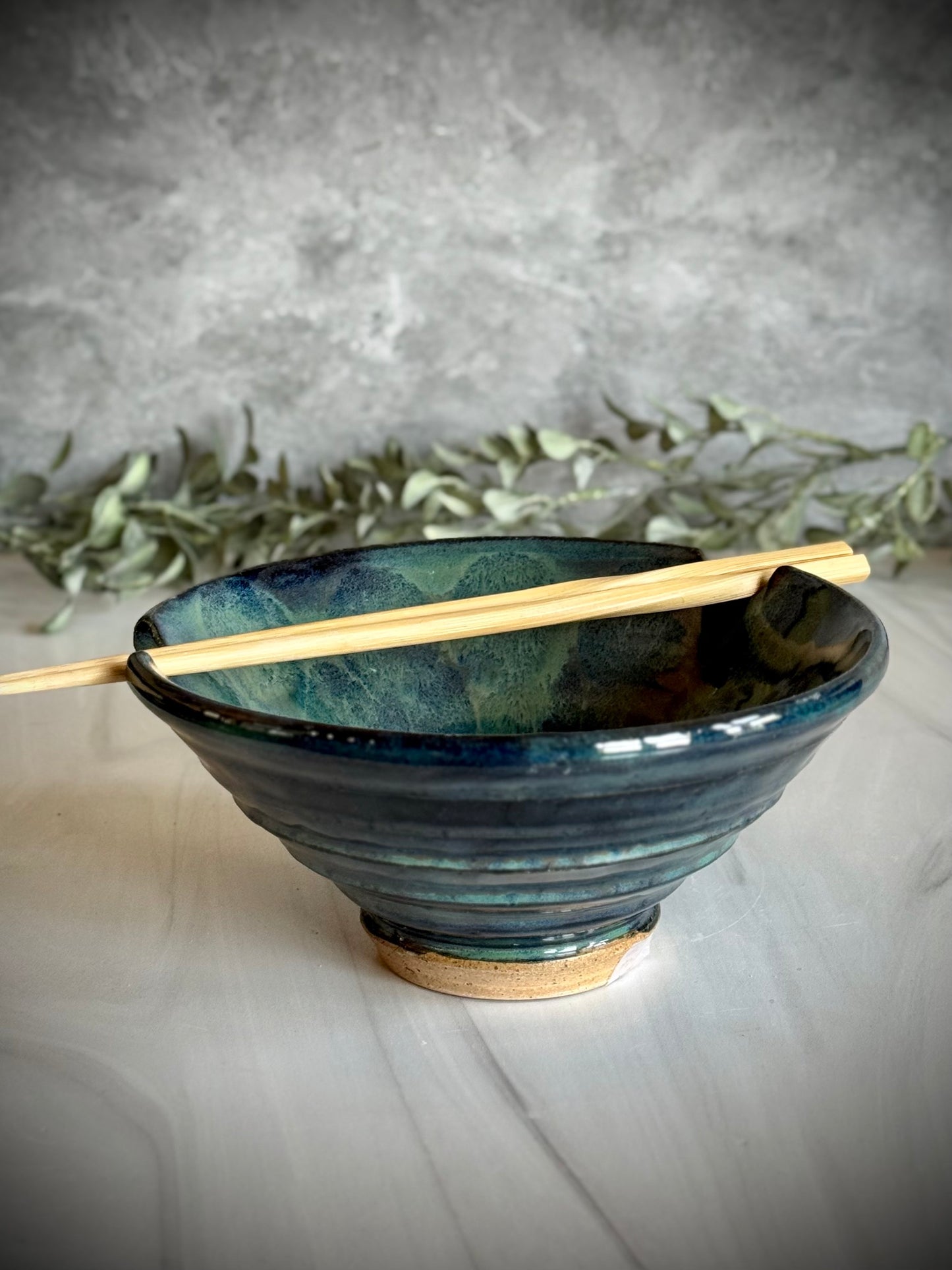 Ramen Bowl - Tierred Blue/Green