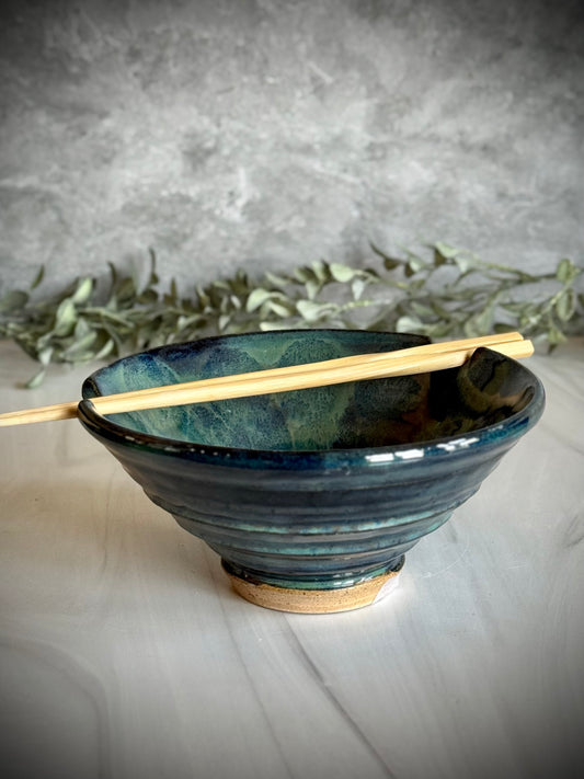 Ramen Bowl - Tierred Blue/Green