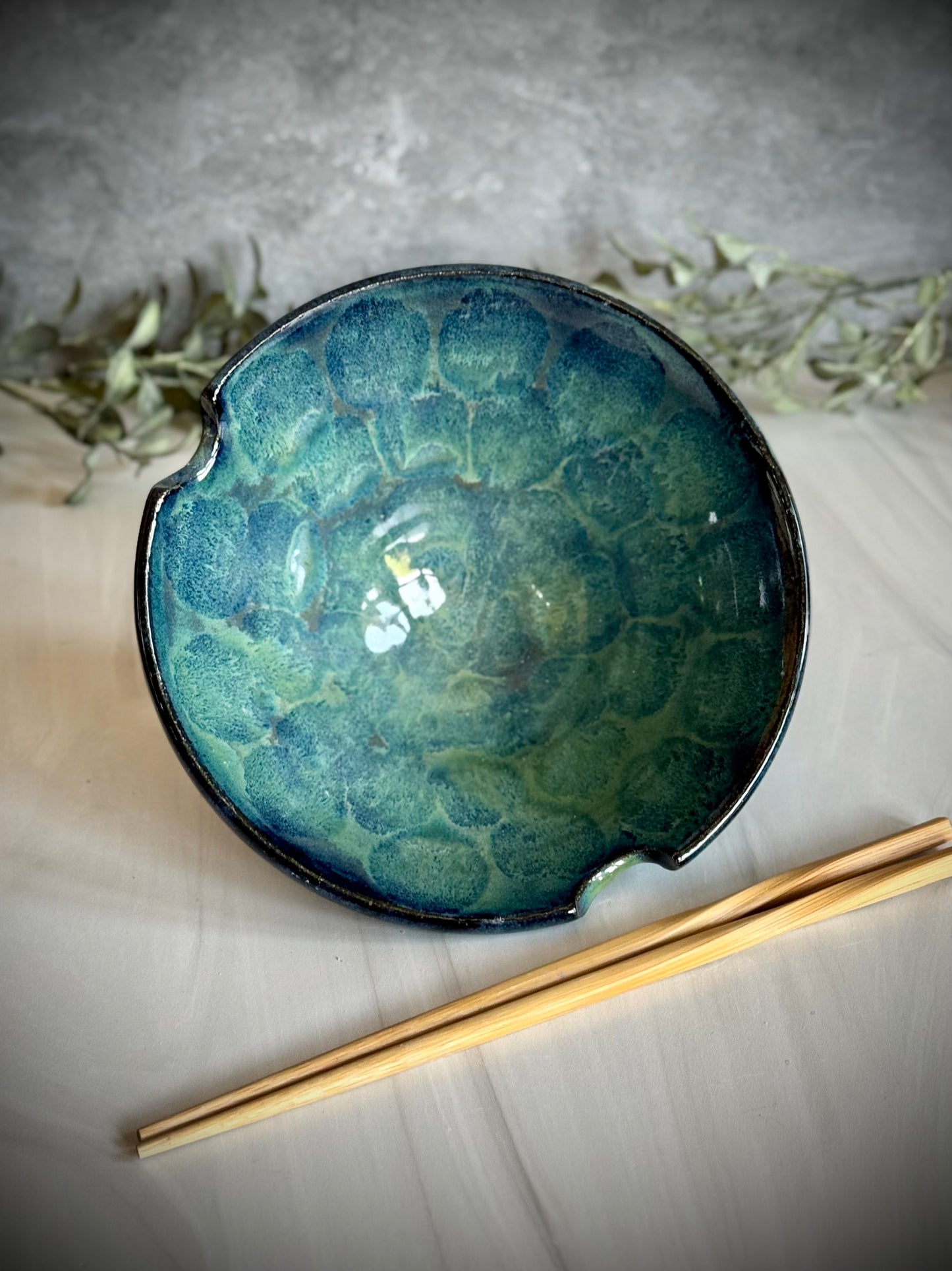 Ramen Bowl - Tierred Blue/Green