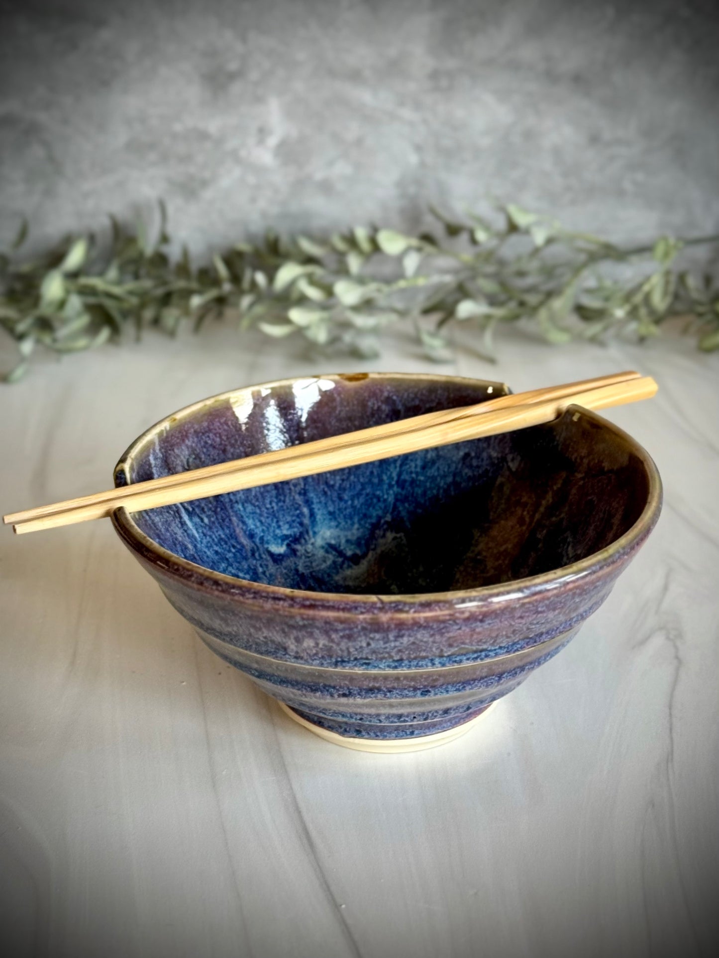 Ramen Bowl - Blue/Purple Tierd