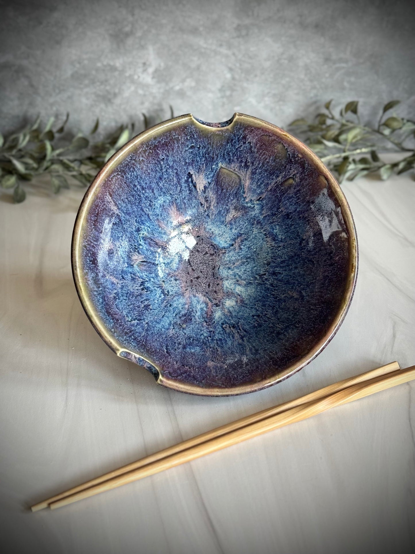Ramen Bowl - Purple/Blue Tiered
