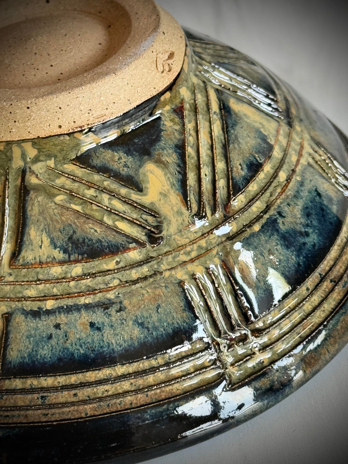 Ramen Bowl - Tortoise Shell Hand Carved