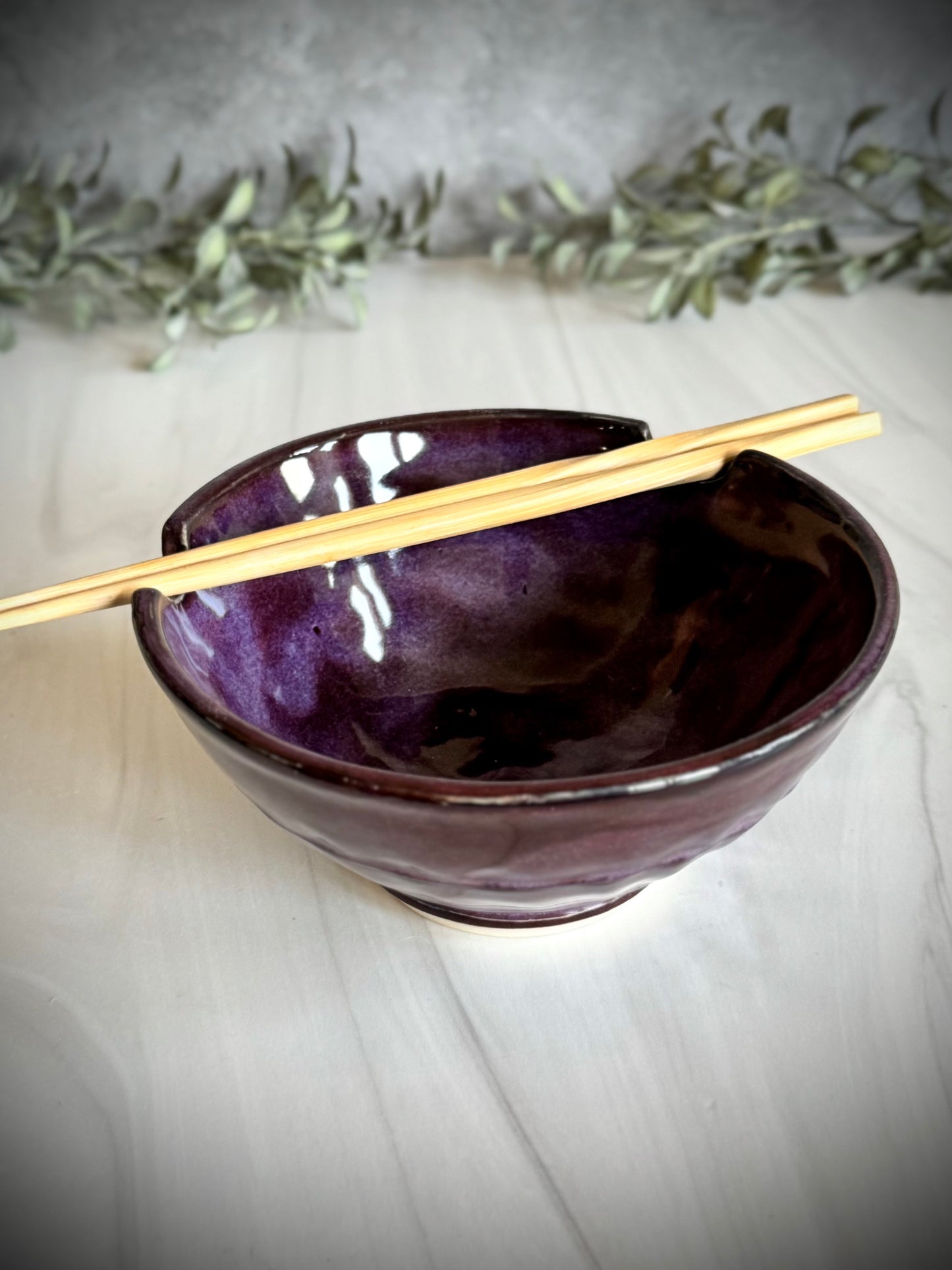Ramen Bowl - Purple Wavey