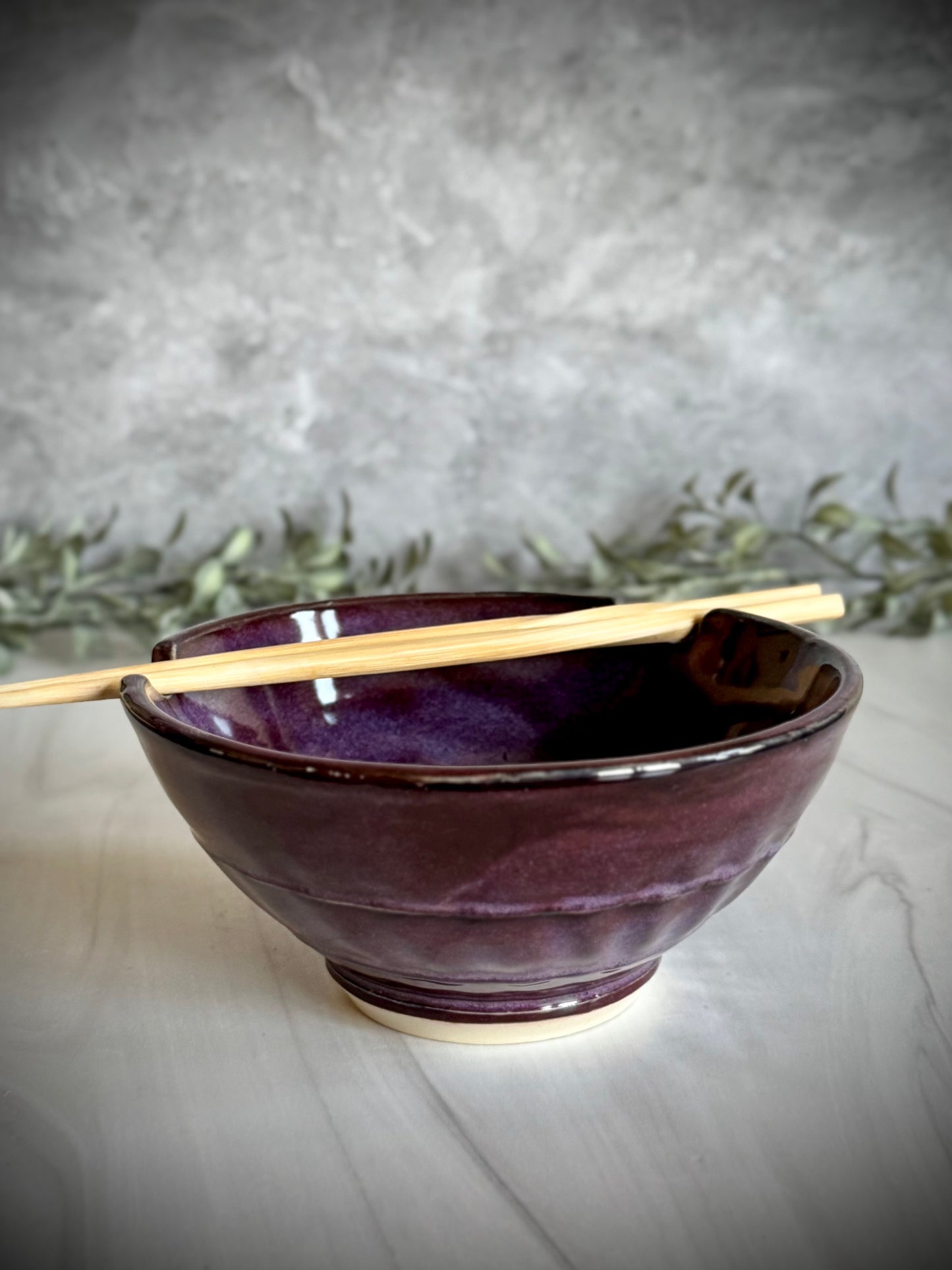 Ramen Bowl - Purple Wavey