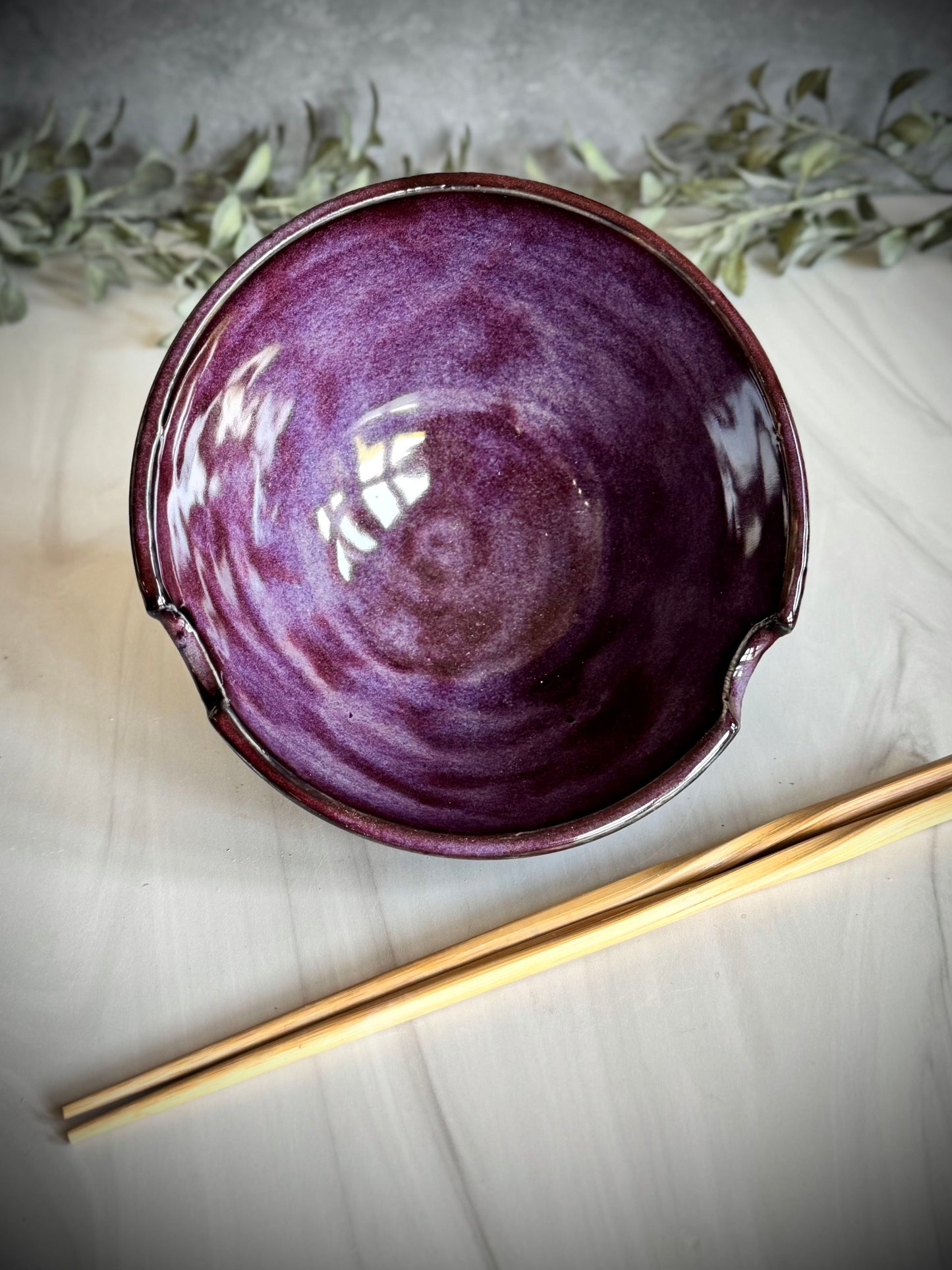 Ramen Bowl - Purple Wavey