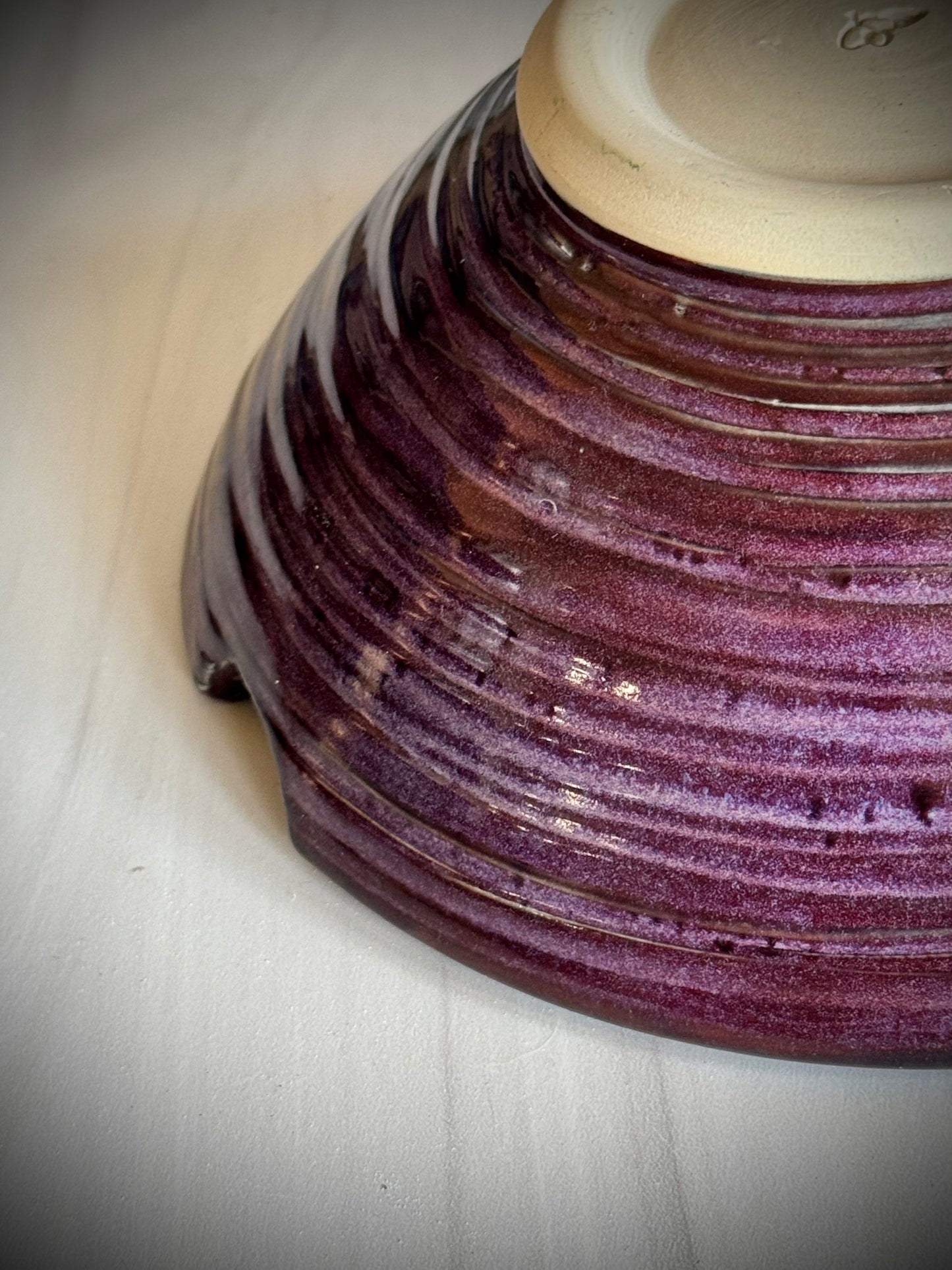 Ramen Bowl - Purple Spiral