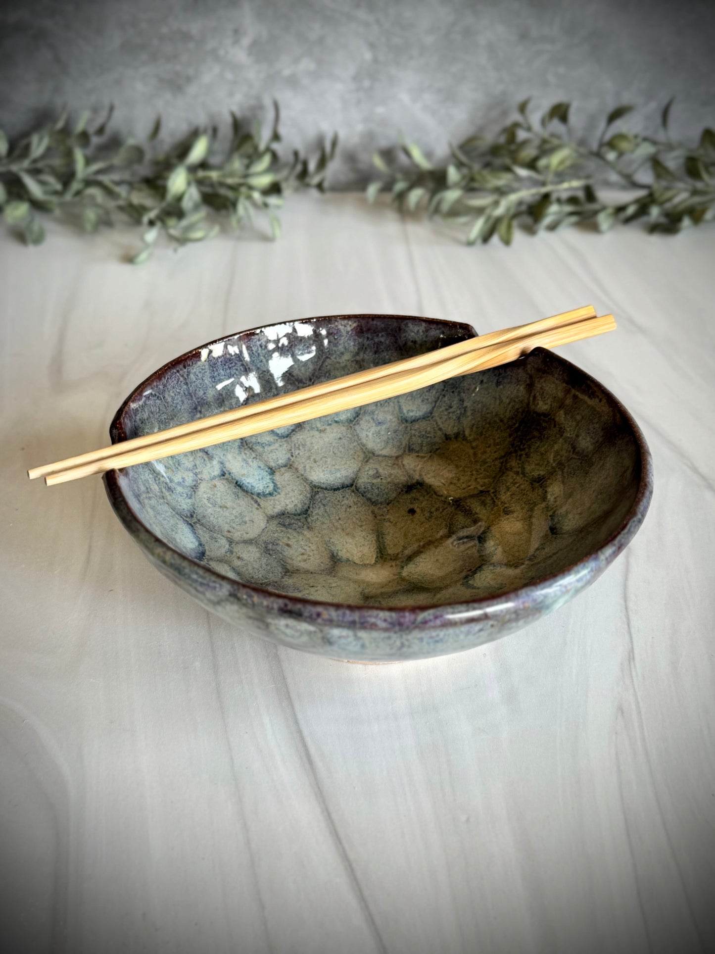 Ramen Bowl - Clouds - lines