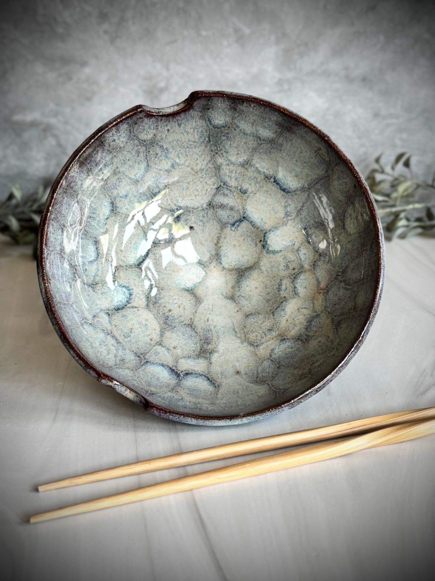 Ramen Bowl - Clouds - lines