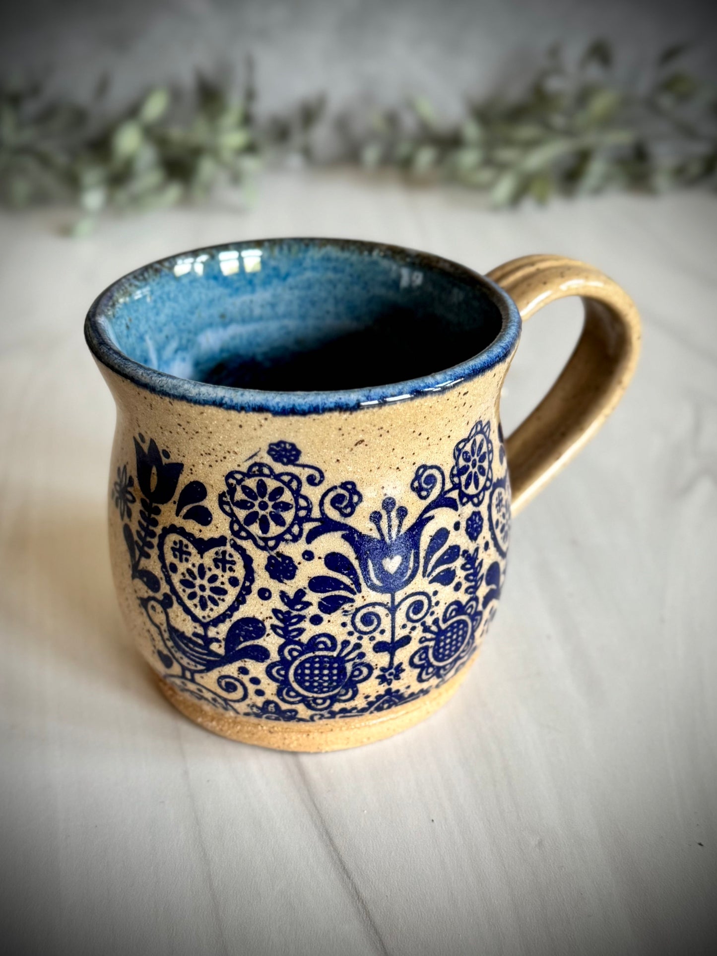 Mug - Blue Scandi