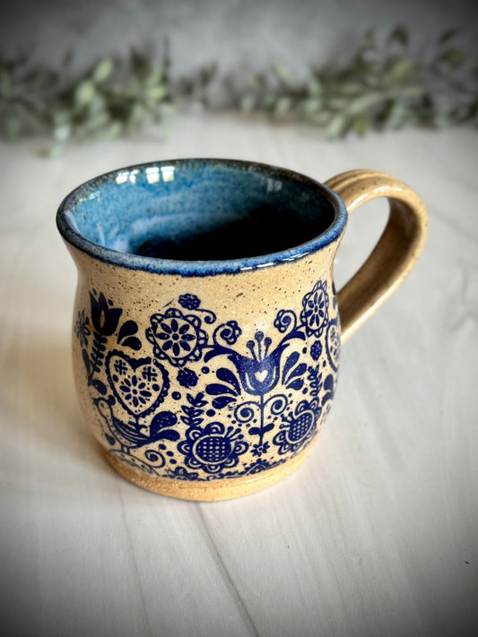 Mug - Blue Scandi