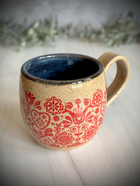 Mug - Red Scandi