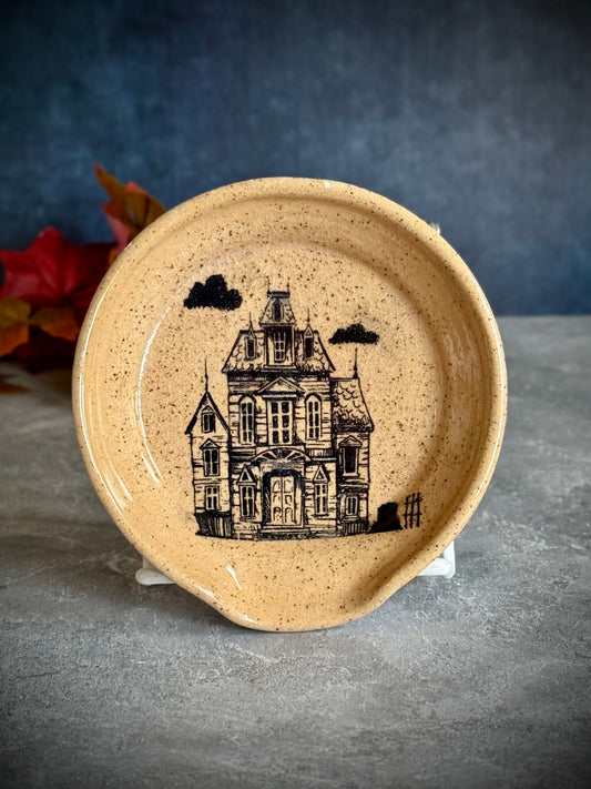 Haunted House Spoon Rest