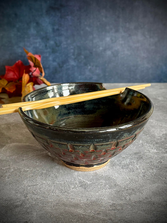 Hand-Carved Ramen Bowl
