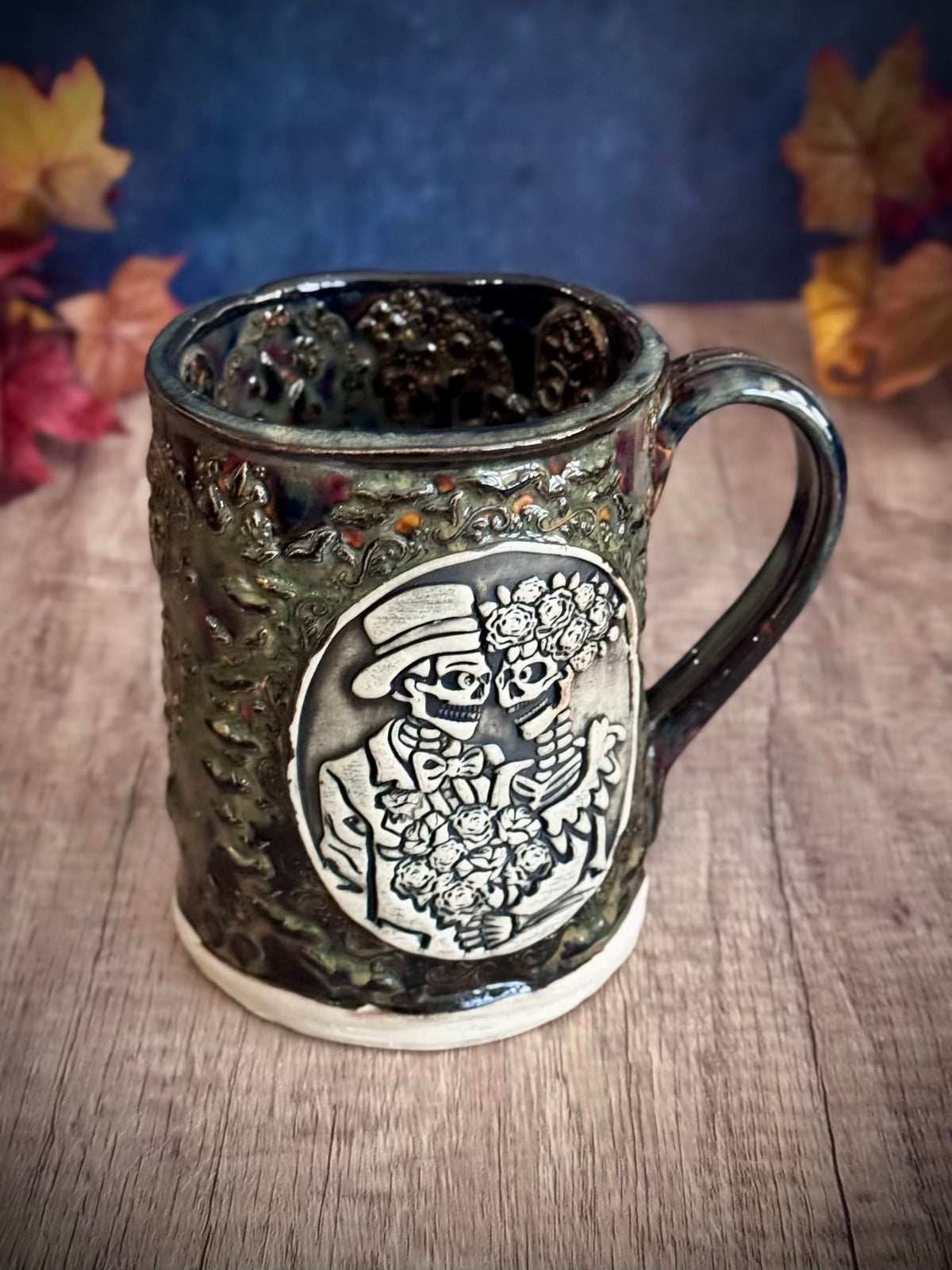 Mug - Green Day of the Dead Wedding
