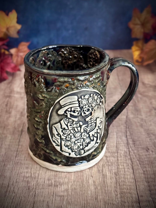 Mug - Green Day of the Dead Wedding