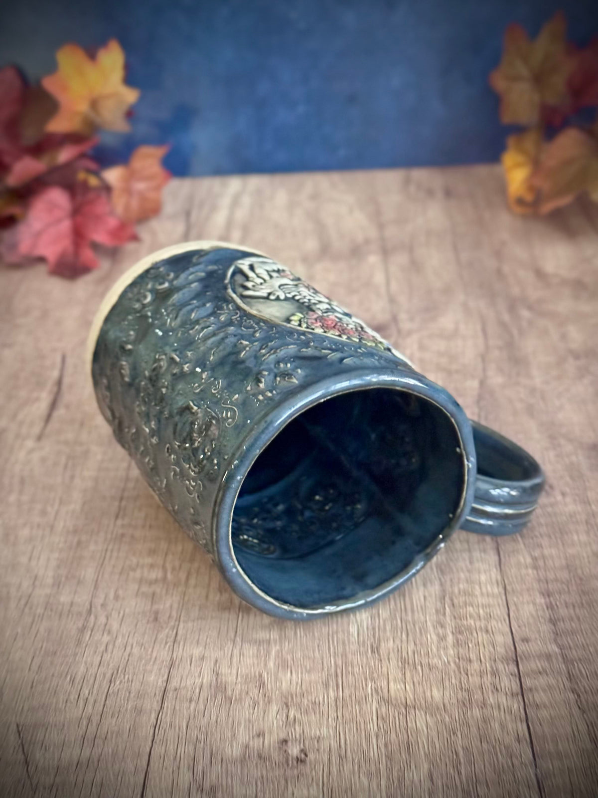 Mug - Slate Blue Day of the Dead Wedding