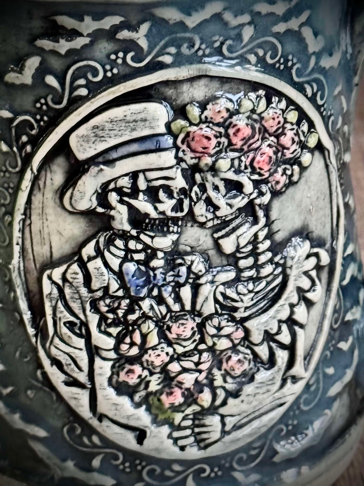 Mug - Light Blue Day of the Dead Wedding