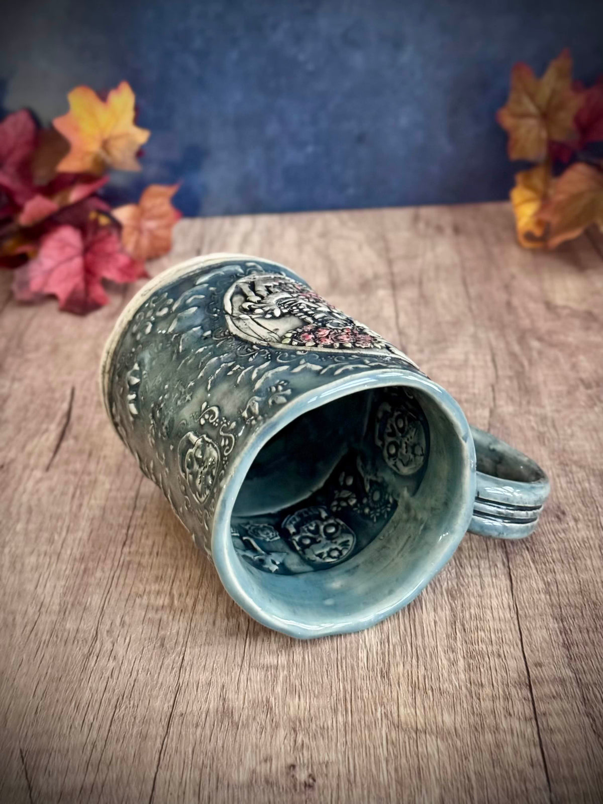 Mug - Light Blue Day of the Dead Wedding