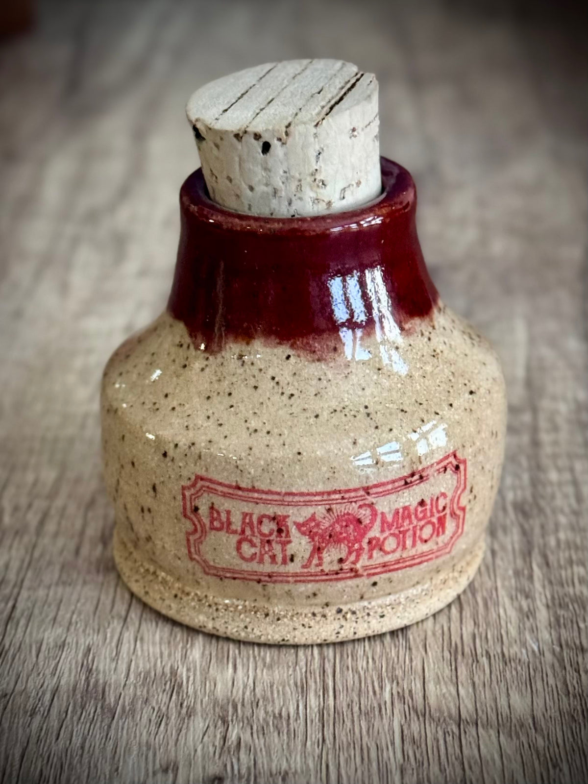 Apothecary Jar - Black Cat Magic Potion