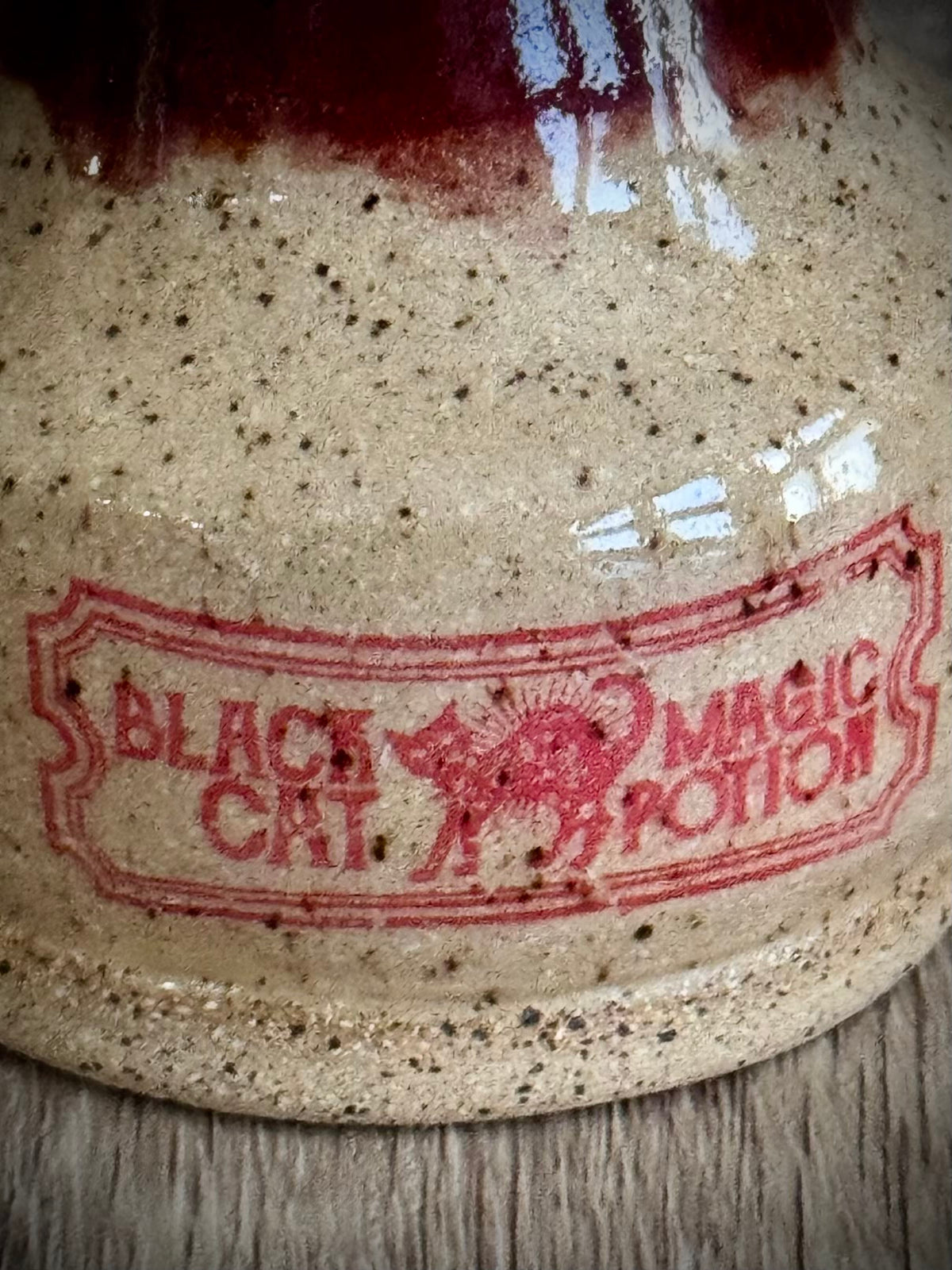 Apothecary Jar - Black Cat Magic Potion