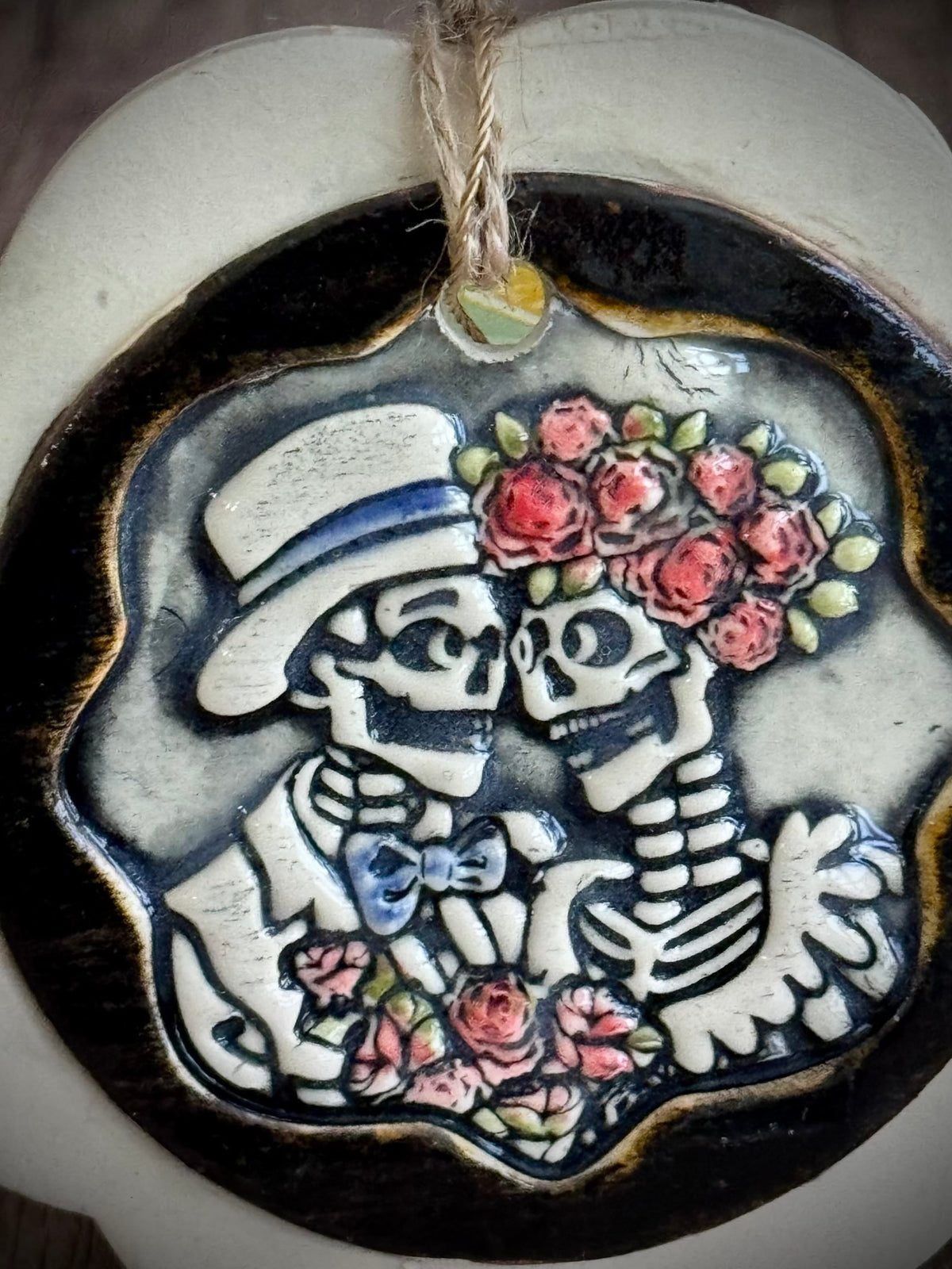 Wall Hanging - Day of the Dead Wedding White