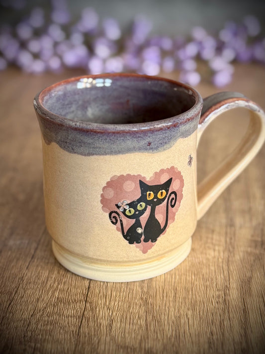 Cat Heart Mug