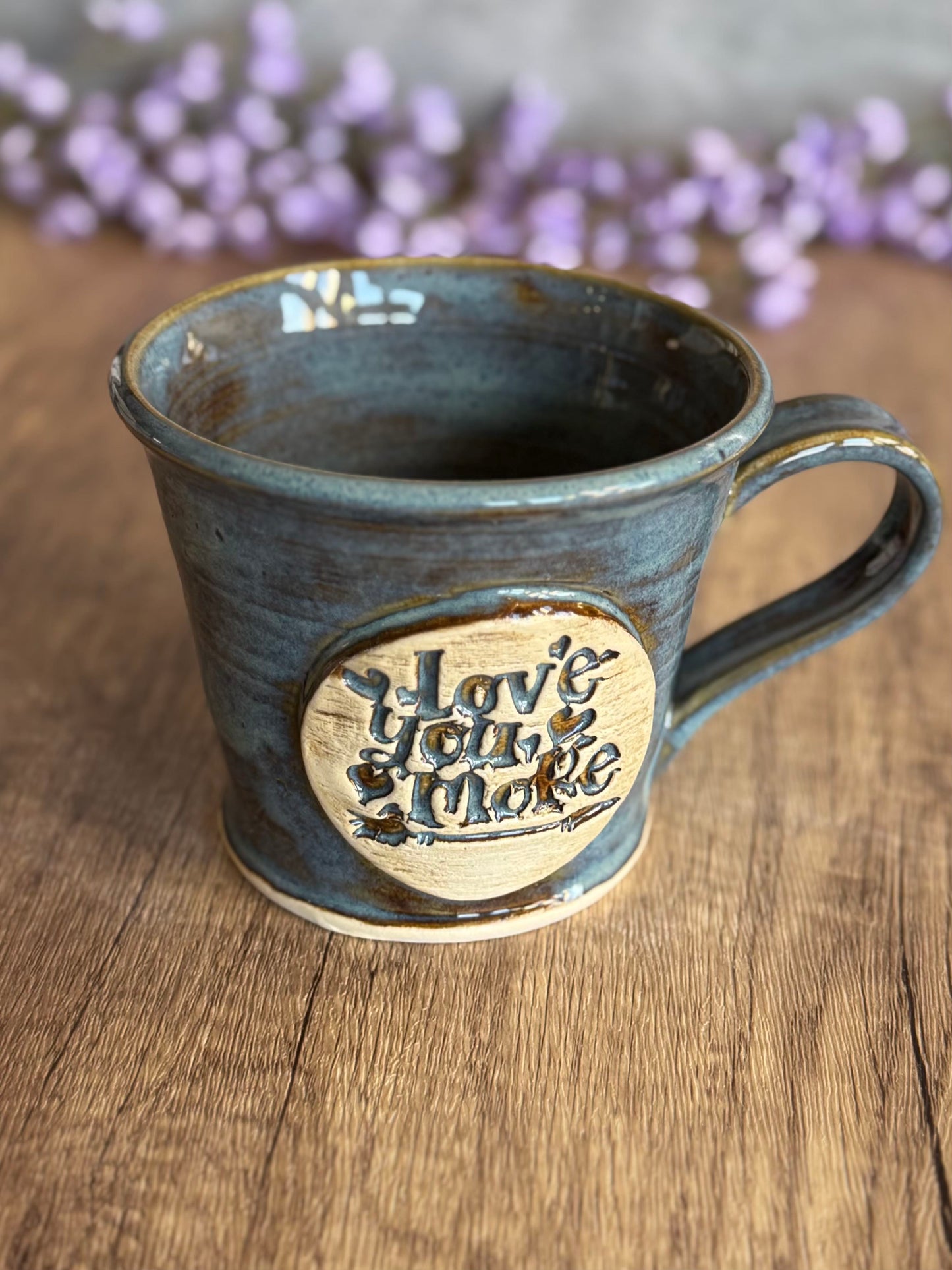 Love You More Mug - Blue