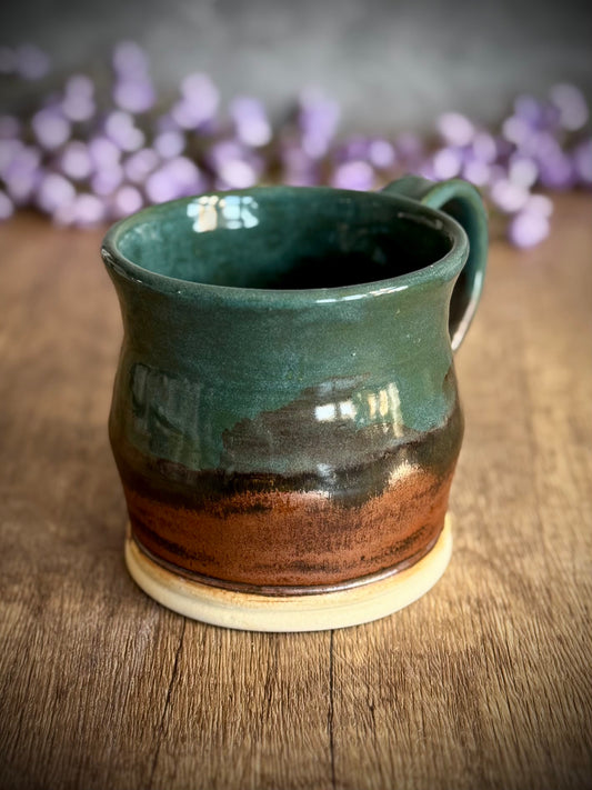 Turquoise and Copper Mug