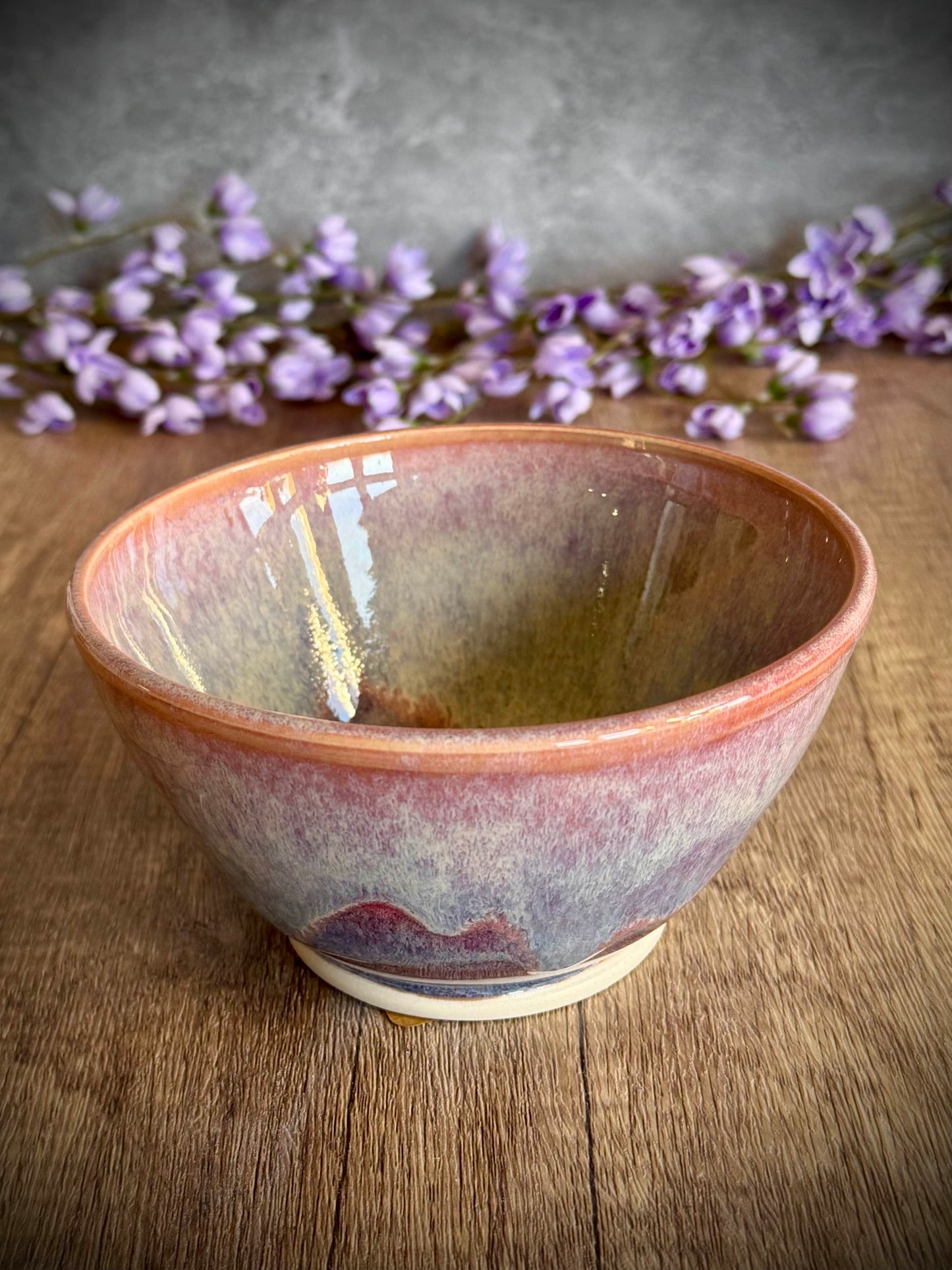 Small Pink and Purple Bowl