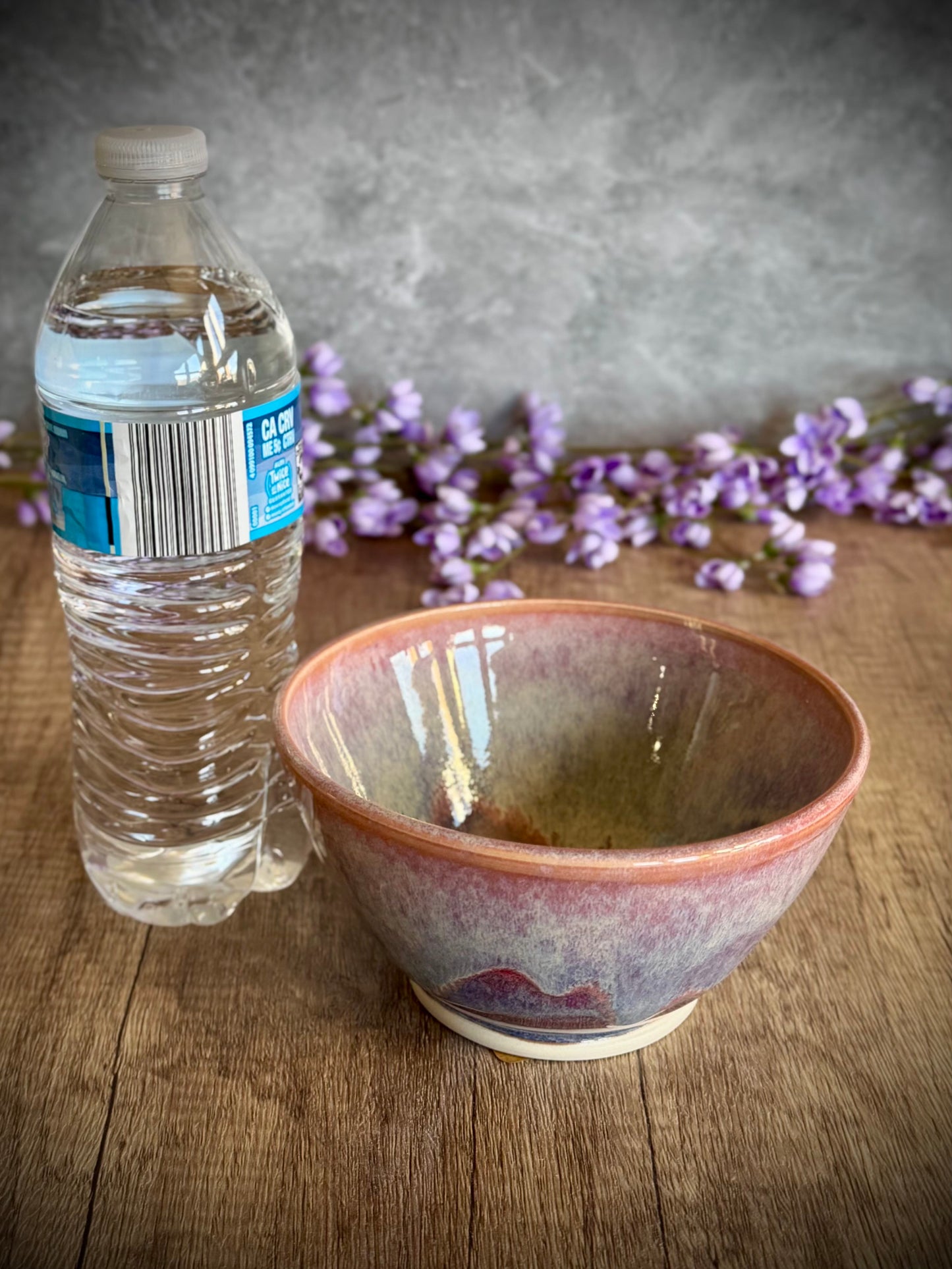 Small Pink and Purple Bowl