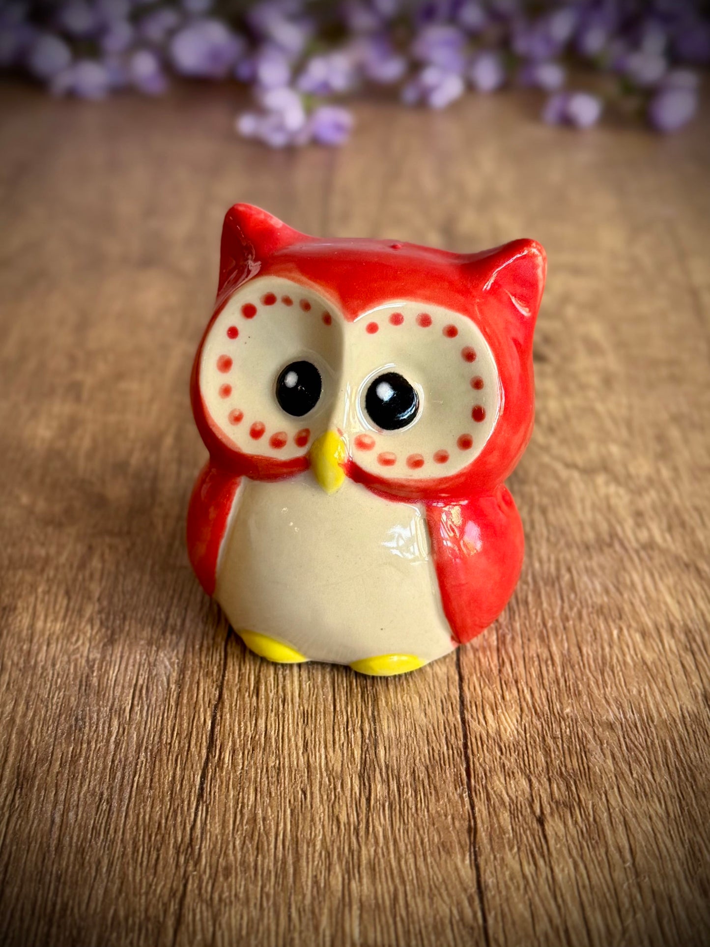 Adorable 3-Inch Red Owl